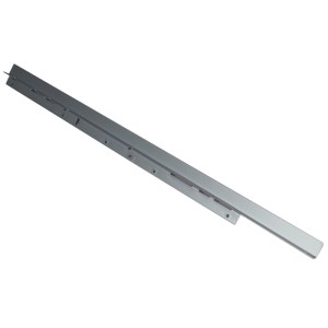 SOTECH Hitzeschutzleiste, silbergrau, 600 mm, aus Metall mit Montagelöchern für Backöfen.