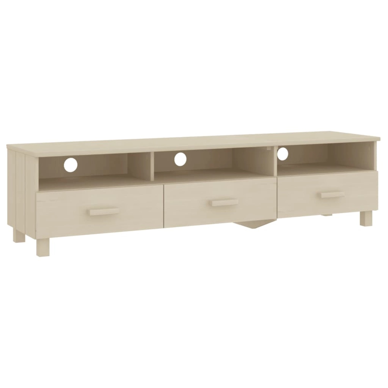 VidaXL TV-Schrank HAMAR Honigbraun 158x40x40 cm Massivholz Kiefür