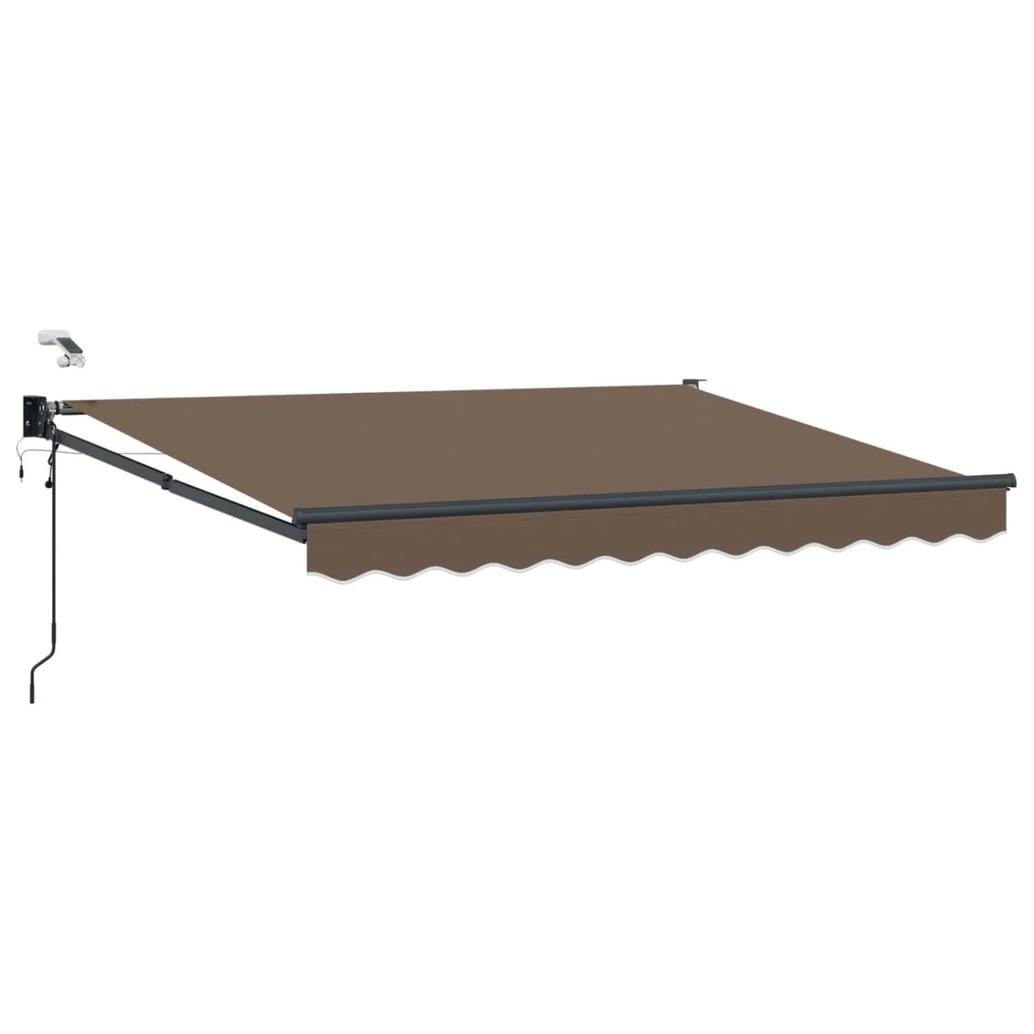 vidaXL Elektrische Ausziehbare Markise Taupe 3426368