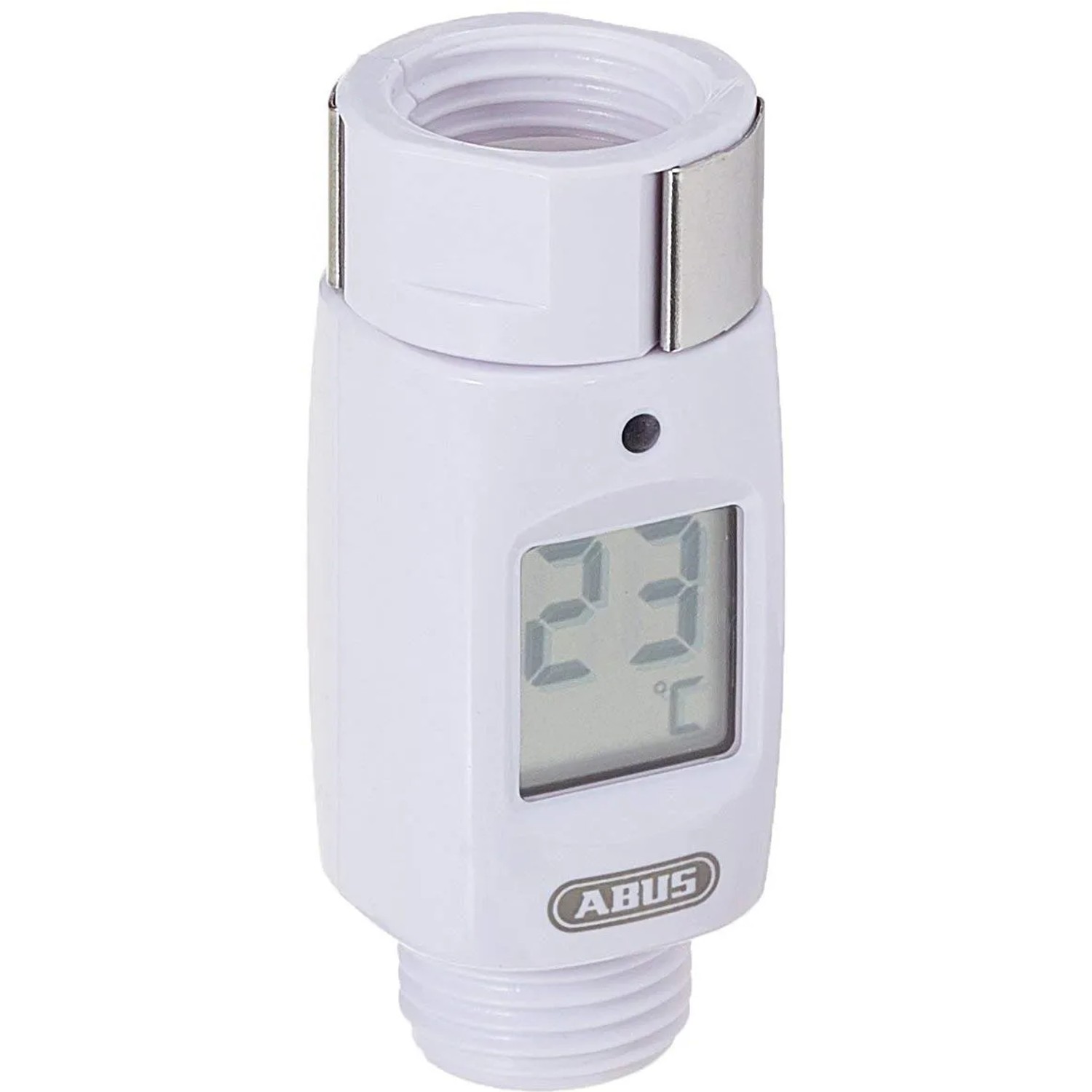 Abus Duschthermometer JC8740 Pia zur Temperaturanzeige und Kindersicherung beim Duschen.