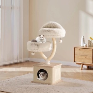 Fudajo Kratzbaum Zweigdesign Katzenhaus 95Cm Katzenkratzbaum Katzenbaum Katze