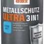 Dose OBI Metallschutzlack Ultra, seidenmatt, anthrazitgrau, 750ml. Rostschutz, Grundierung und Decklack in einem.