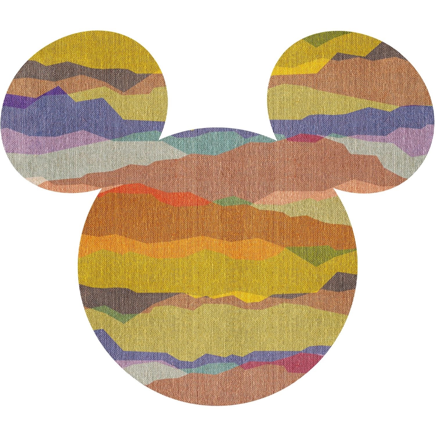 Disney Wandtattoo Mickey Mouse Multicolor 127 x 127 cm 612715