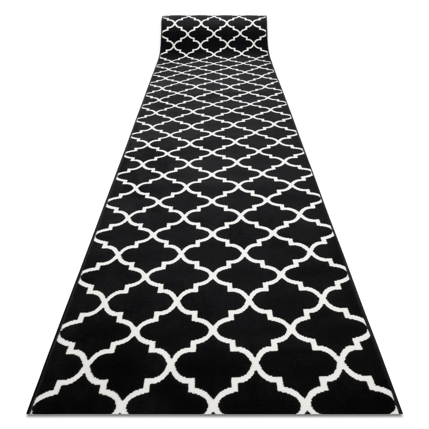 RugsX Läufer Bcf Morad VG16660 Schwarz 80cm 210cm