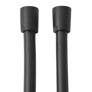 Schwarzer aquaSu Brauseschlauch Anto, 0,6 m, aus Kunststoff, knickfest und verdrehsicher.