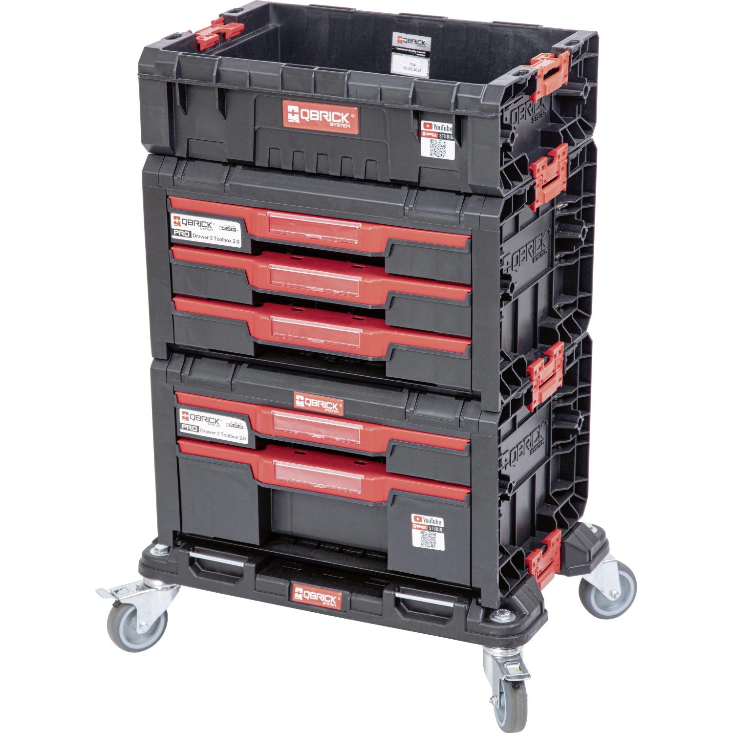 Qbrick Werkzeugwagen PRO Drawer Workshop-Set 2.0