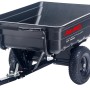 Al-Ko Combi Trailer CT 400 für Rasentraktoren, kippbarer Anhängerwagen mit großem Griff und Profilreifen.