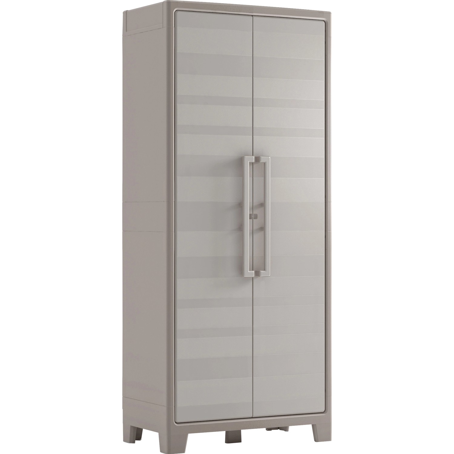 KIS Kunststoffschrank Gulliver Sandbeige 80 x 44 x 182 cm 8 Böden