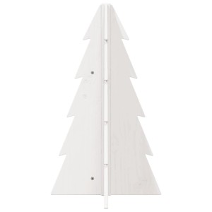 vidaXL Weihnachtsbaum Holz zum Schmücken 69,5 cm Massivholz Kiefer 858178