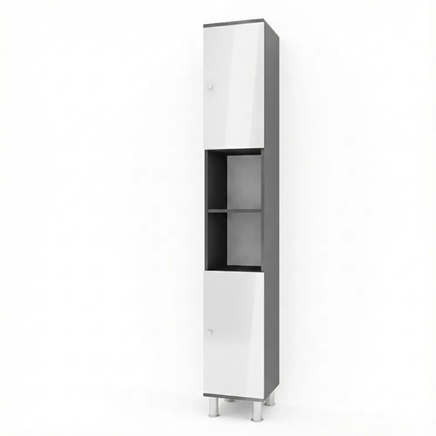 Vicco Badschrank Fynn Anthrazit 30 x 190