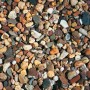 Buntkies Rhein, 8-16 mm, gemischtfarbig, zur Dekoration im Garten und zur Gestaltung von Wegen.