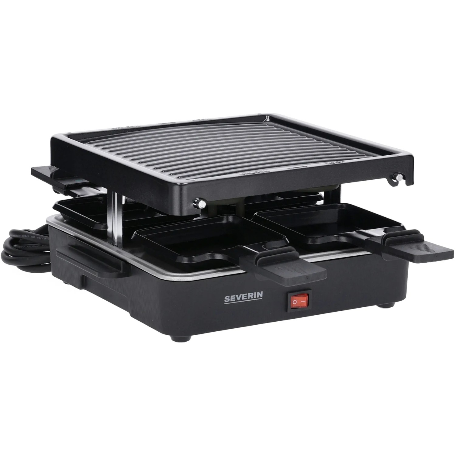 Severin Mini Raclette-Grill RG 2370 für 4 Pers. 600 W
