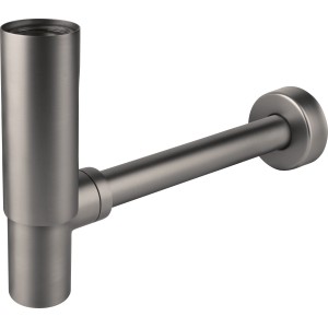 baliv Flaschensiphon DS-3470 Gun Metal für Waschbecken, Farbe Gun Metal.