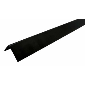 Schwarze Colortree Alu Außenecke, 2m, 90 Grad, für Paneel Montage.