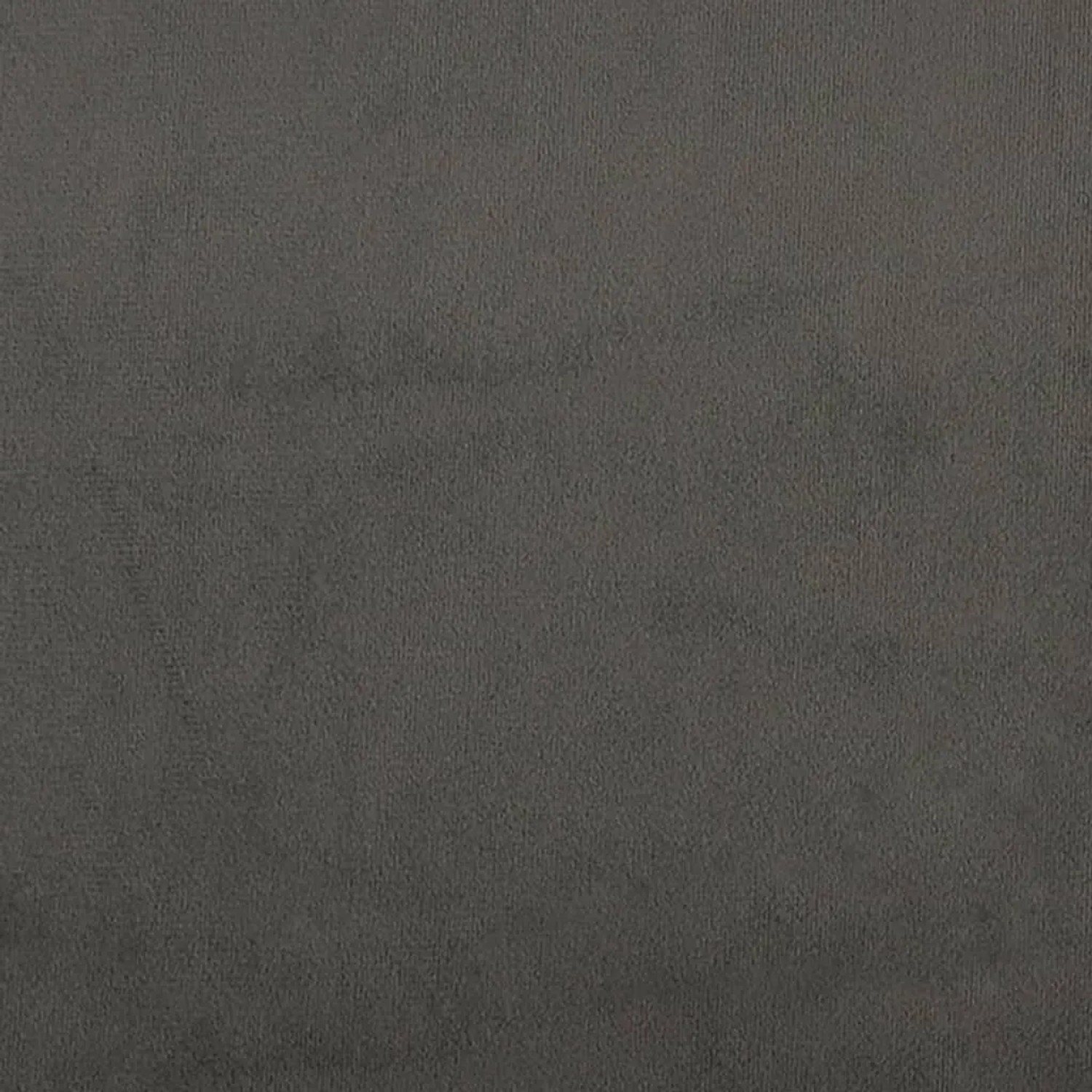 Detailaufnahme: Dunkelgraues Samt-Bettgestell, 140x190 cm. Weicher Stoff für Betten.