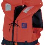 Seilflechter Rettungsweste Tornado, 90-120 kg, orange, mit Kragen und Gurt.