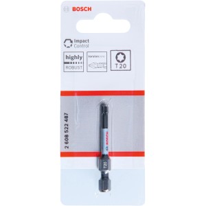 Bosch Impact Control Schrauberbit T20, 50mm, geeignet für Schlagschrauber.
