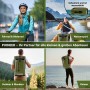 SCANDIC NATURE Pioneer Rucksack 55L, oliv, wasserdicht, für Outdoor, Reisen und Alltag.