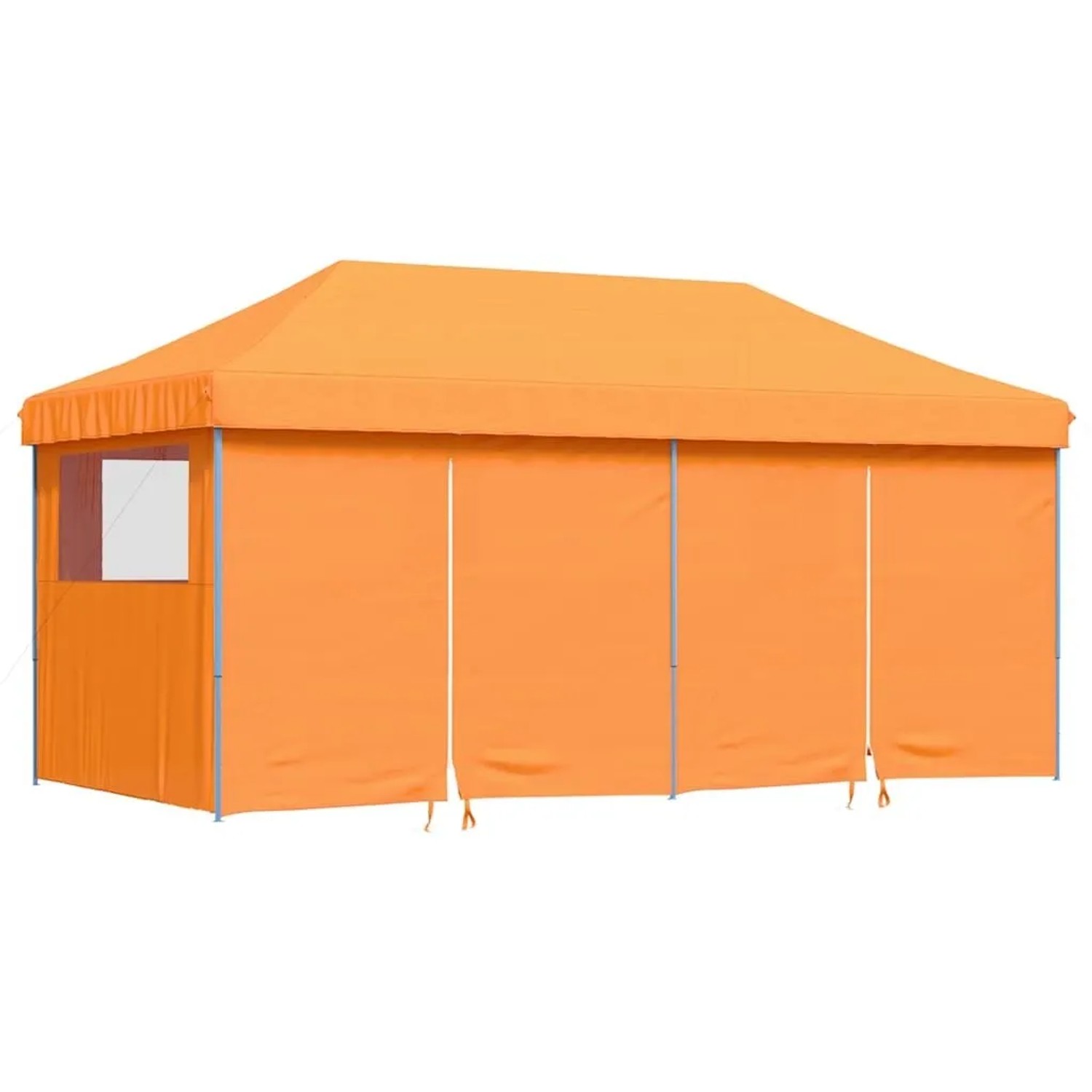 vidaXL Partyzelt Faltbar Pop-Up mit 4 Seitenteilen Orange 4004953