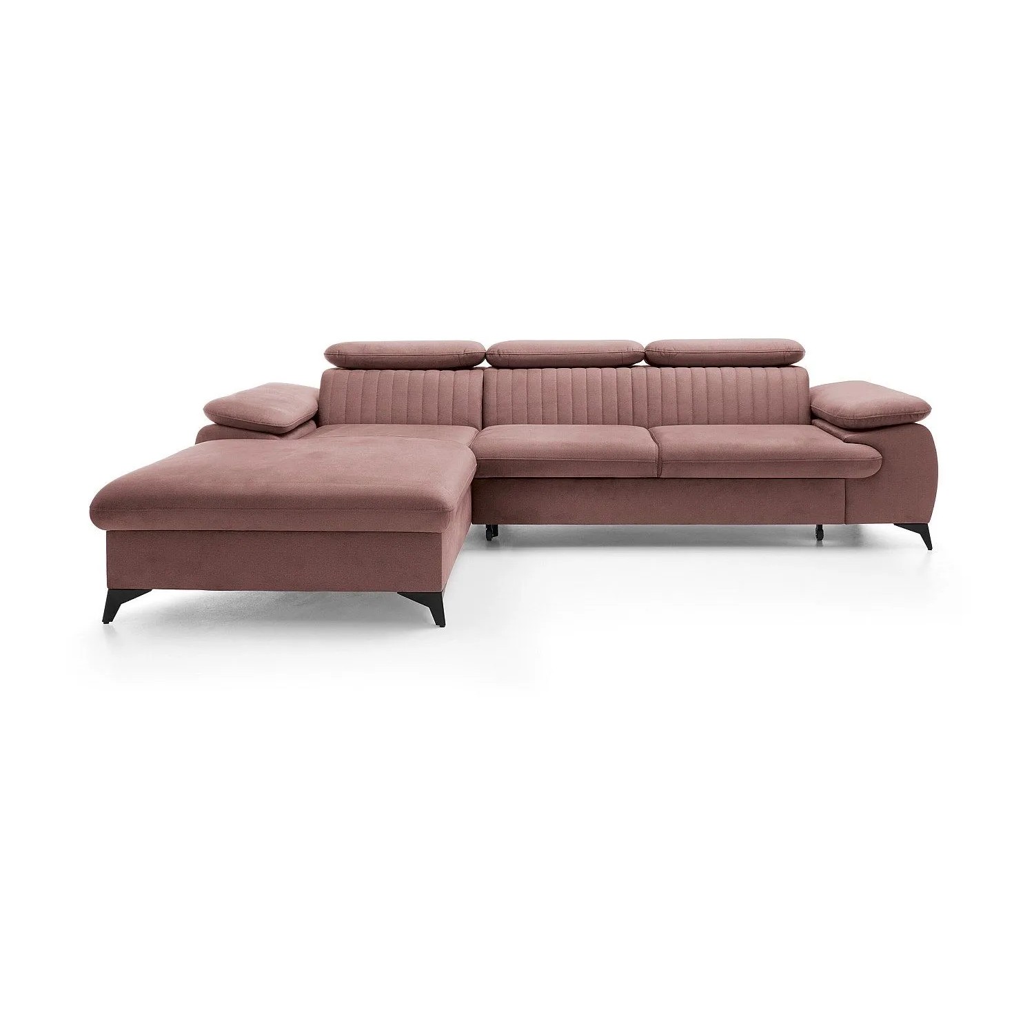 Vente-unique Schlafsofa Samara Rosa 280 cm