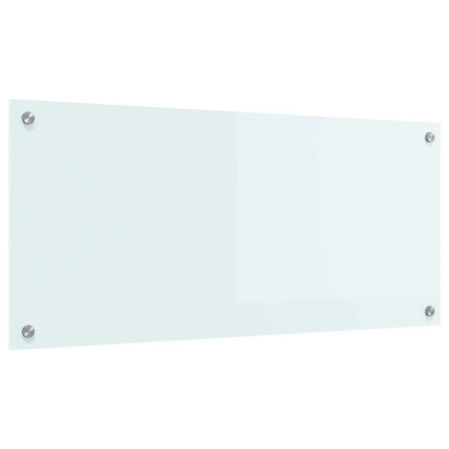 vidaXL Küchenrückwand Weiß 90 x 40 cm Gehärtetes Glas 42018014