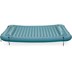 Bestway Hydro Force Sun Soaker, aufblasbare Badeinsel für 4 Personen, türkis, ideal für Wasserparks.