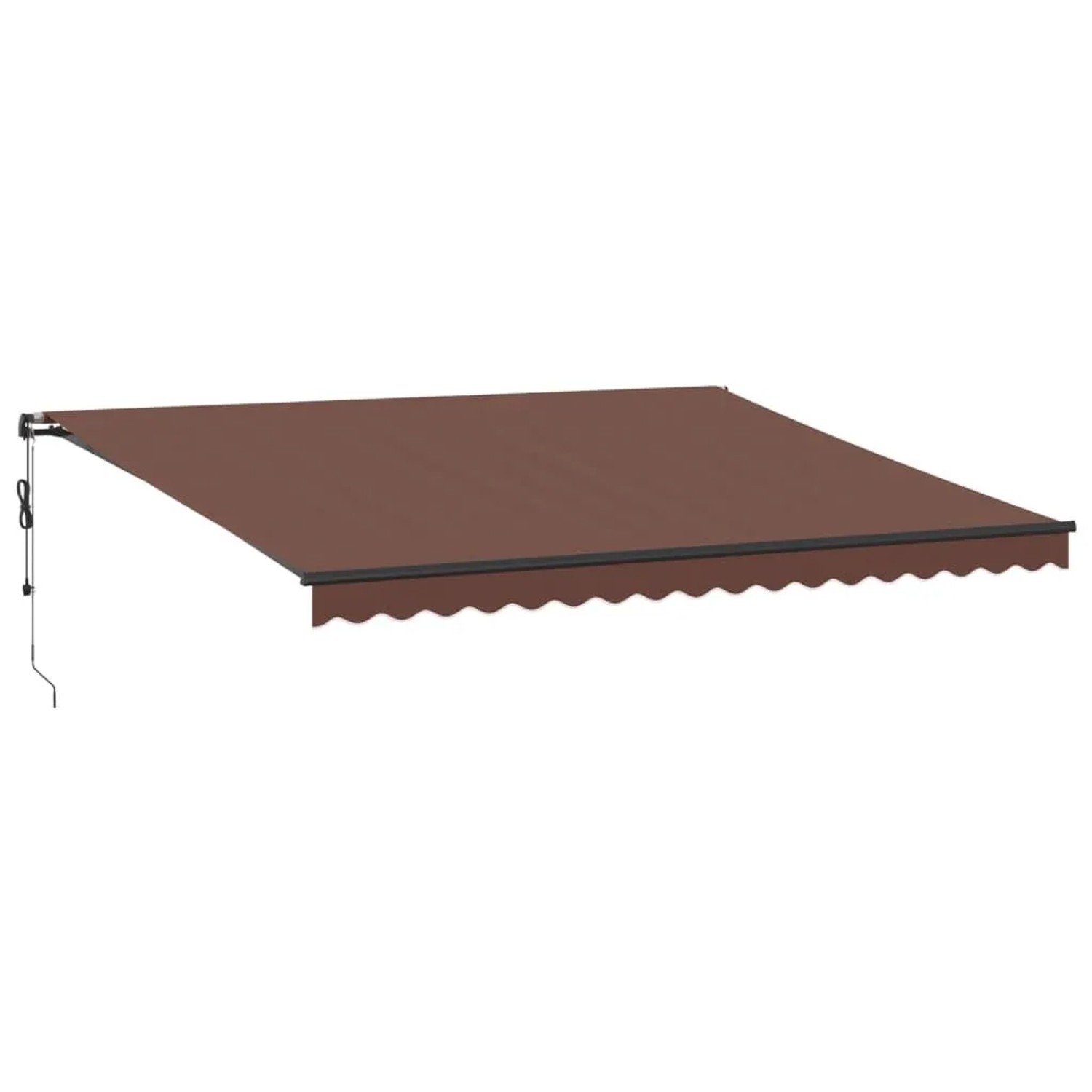 vidaXL Markise Automatisch mit LEDs Braun 450x350 cm 3215410