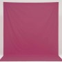 Roséfarbener Walimex Stoffhintergrund aus Baumwolle, 2,85x6m, für professionelle Fotografie und Videoaufnahmen.