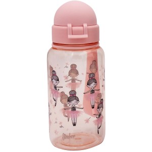 Steuber Trinkflasche Kids, 330 ml, rosa mit Ballerina-Motiv. Küchenhelfer für Kinder.