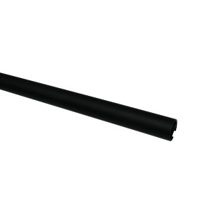Schwarze Schöner Wohnen Gardinenstange Leon, 20 mm Durchmesser, 160 cm lang.