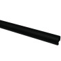 Schwarze Schöner Wohnen Gardinenstange Leon, 20 mm Durchmesser, 160 cm lang.
