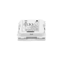 Weißer Shelly BLU Wall Switch 4, ein Bluetooth-fähiger Vierfachschalter für die Hausautomation.