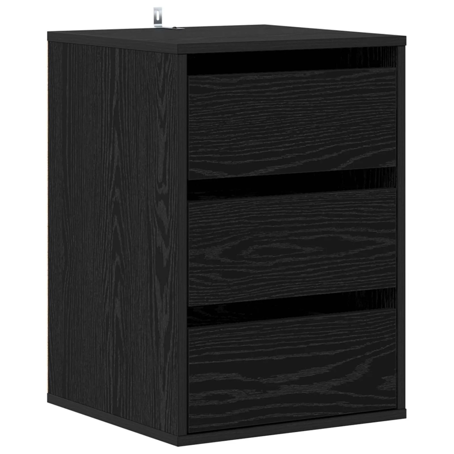 vidaXL Schubladenschrank Schwarz Eichen-Optik 41 x 40 x 58 cm 8003739