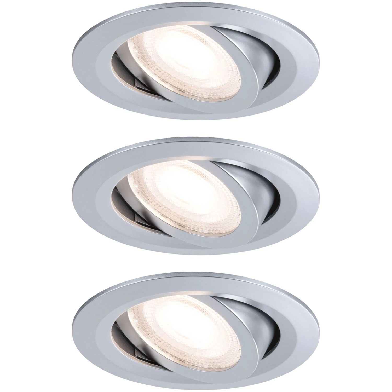 Paulmann LED EBL FixedLED 3er-Set 3x440,m 3x4,8 W 3000 K Chrom Dimmbar