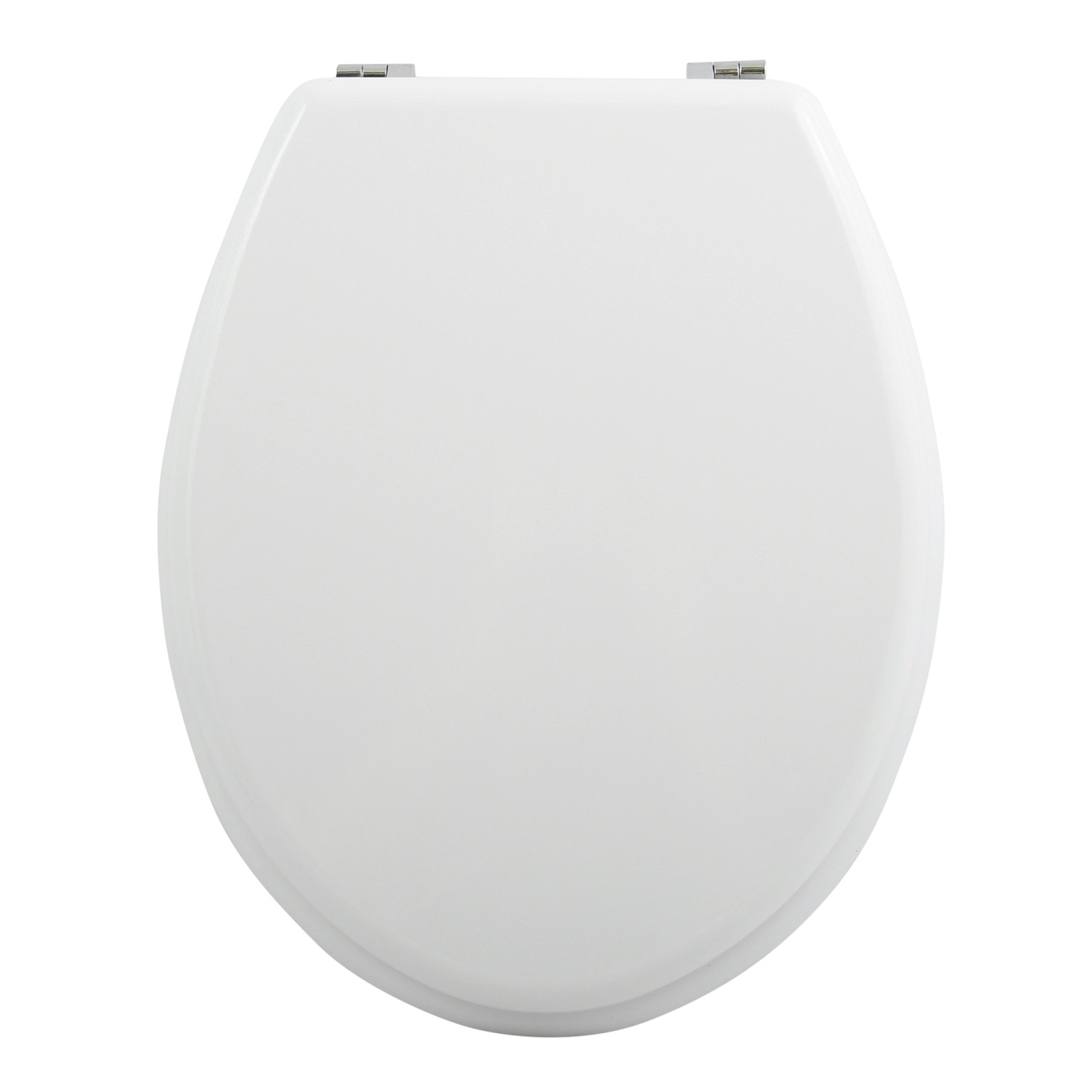 MSV WC-Sitz MDF 44,5 cm x 36 cm x 5,5 cm Weiß günstig online kaufen