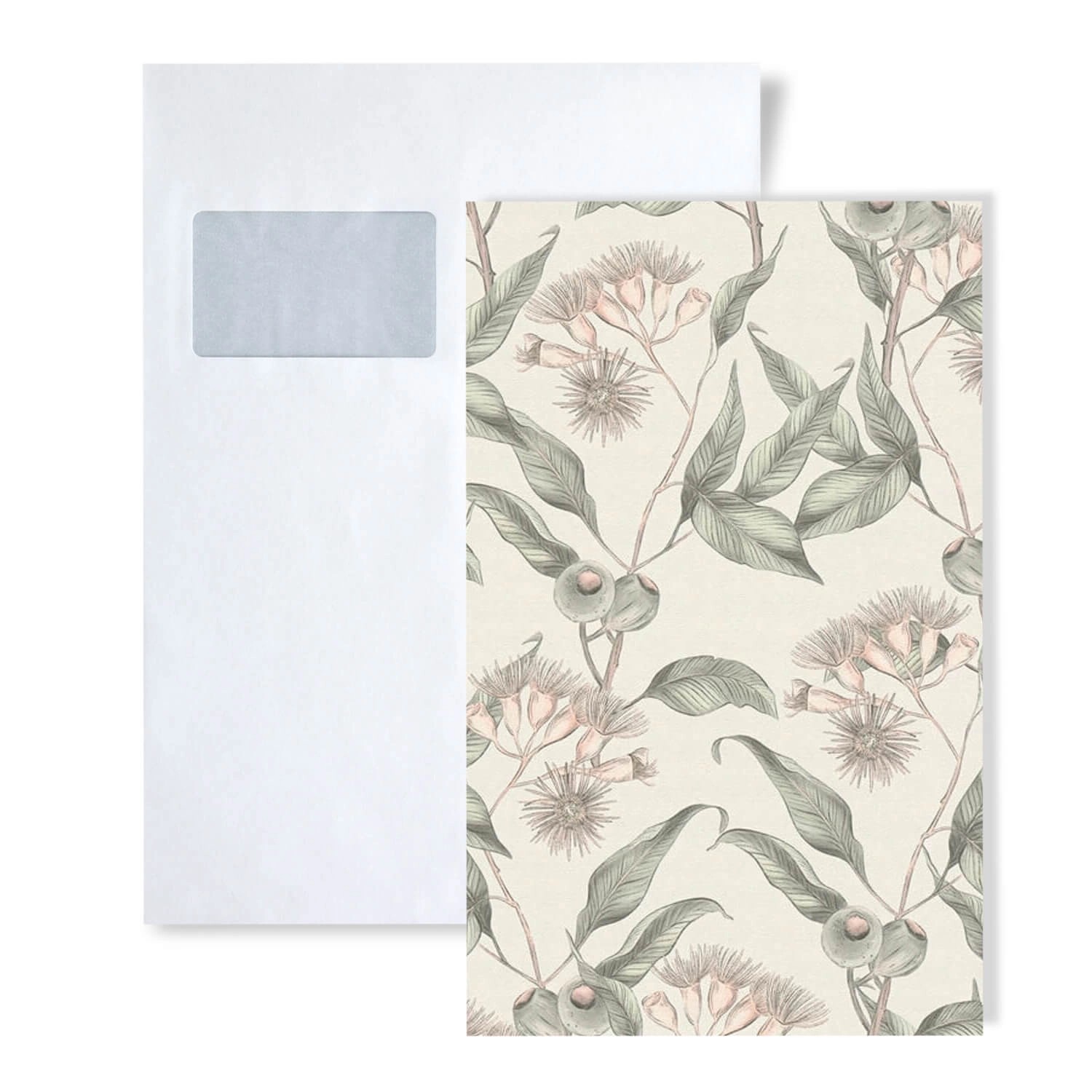 PROFHOME 1 MUSTERSTÜCK S-394304-GU DIN A4 MUSTER der Floralen Tapete günstig online kaufen