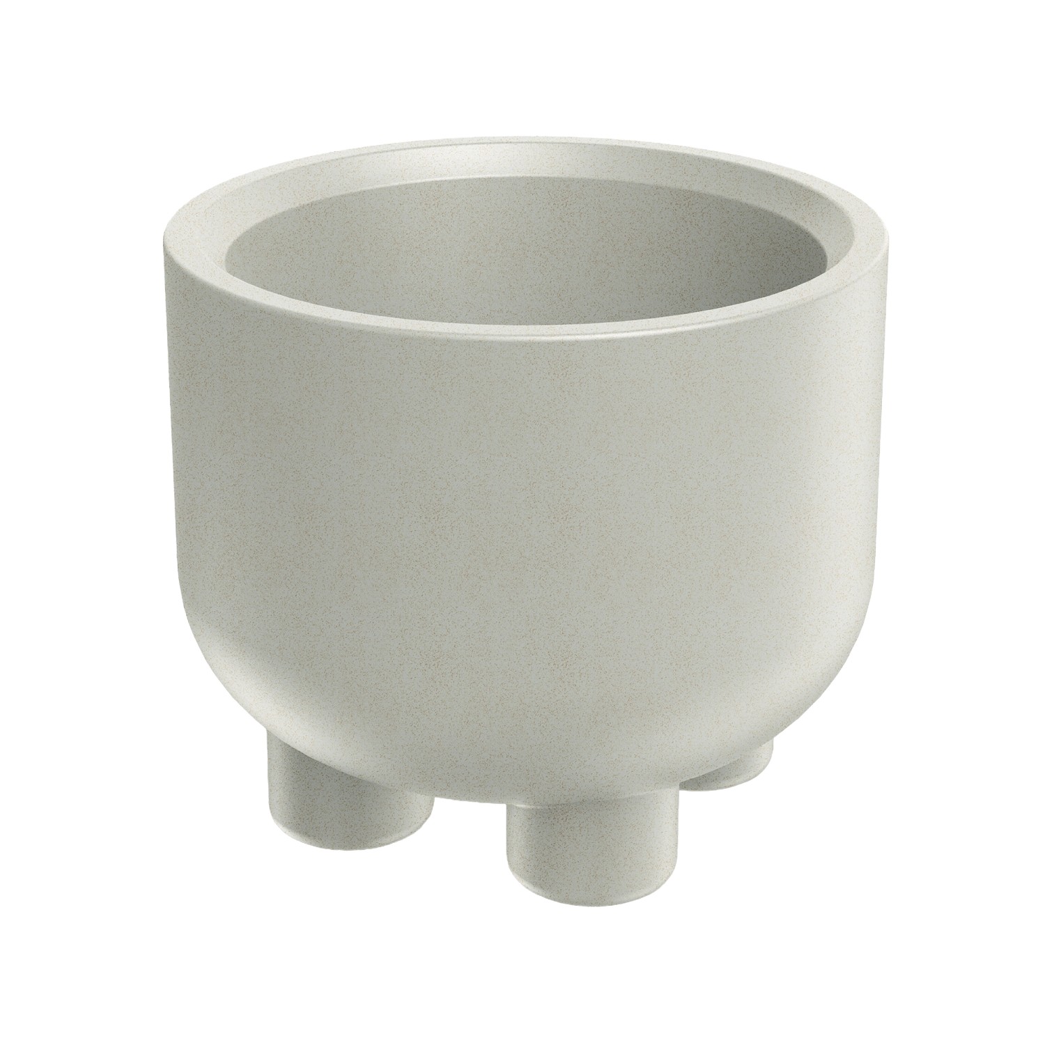 Prosperplast Blumentopf Molta Round Foot Ø 60 cm x 50 cm Sand