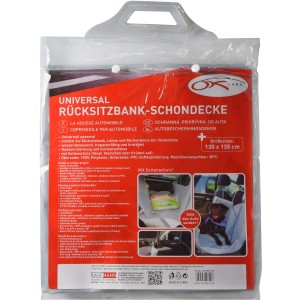 OkCars Auto Schondecke Grau, wasserabweisend und strapazierfähig für Innenausstattung.