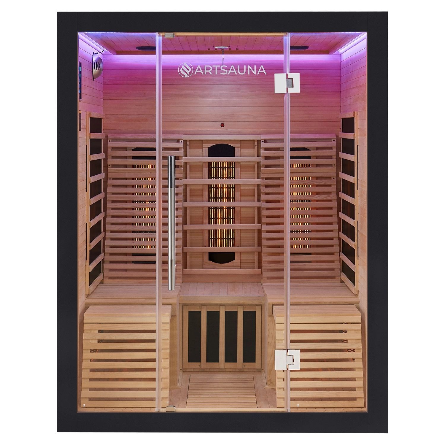 Artsauna Infrarotkabine Helsinki 150 mit Dual Technology Schwarz günstig online kaufen