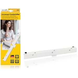 Schellenberg Universal-Fensterlüfter Erweiterung, weiße Ausführung. Fenster-Zubehör für bessere Luftzirkulation.