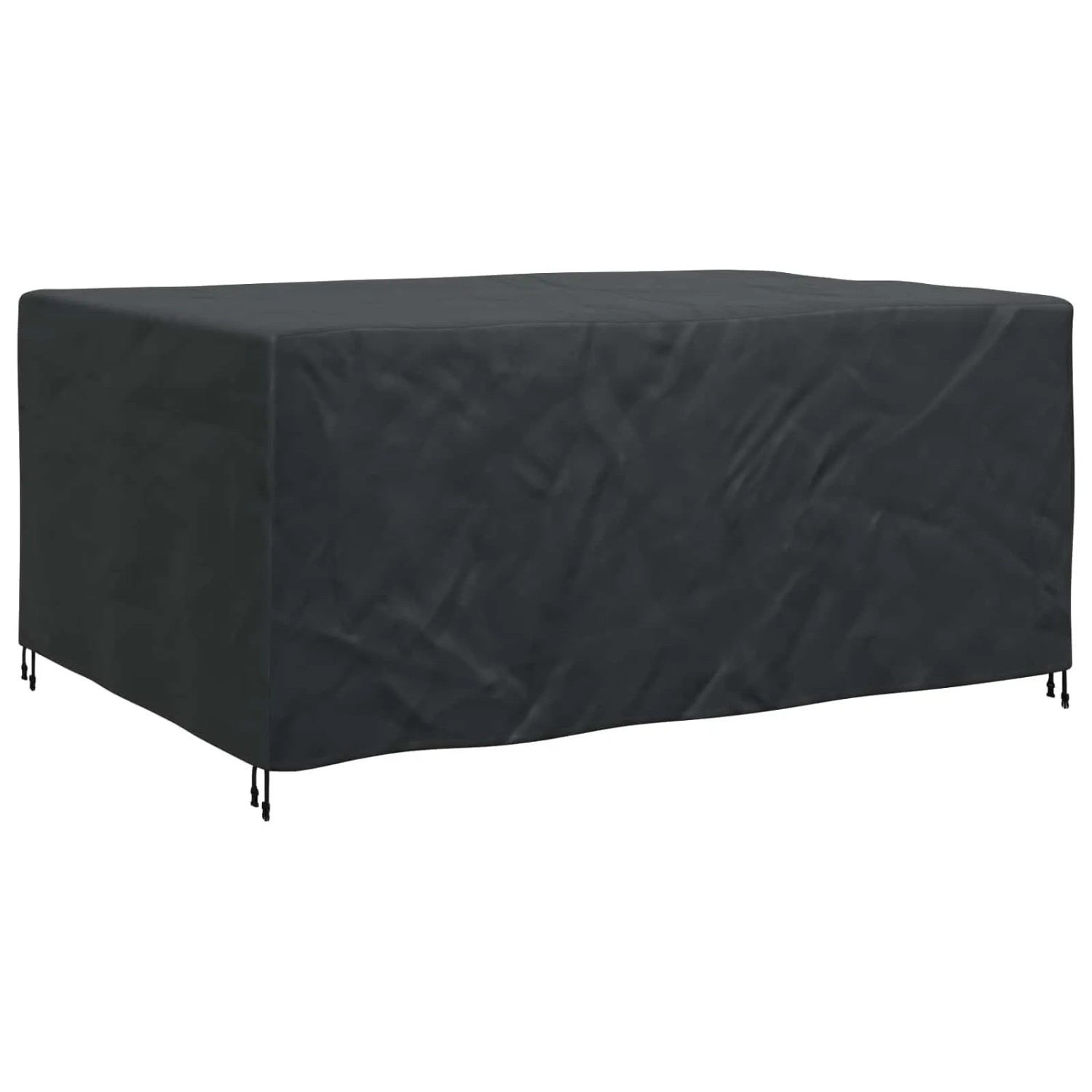 Schwarze vidaXL Möbel Schutzhülle, 240x160x100 cm, wasserfest, für Gartenmöbel.