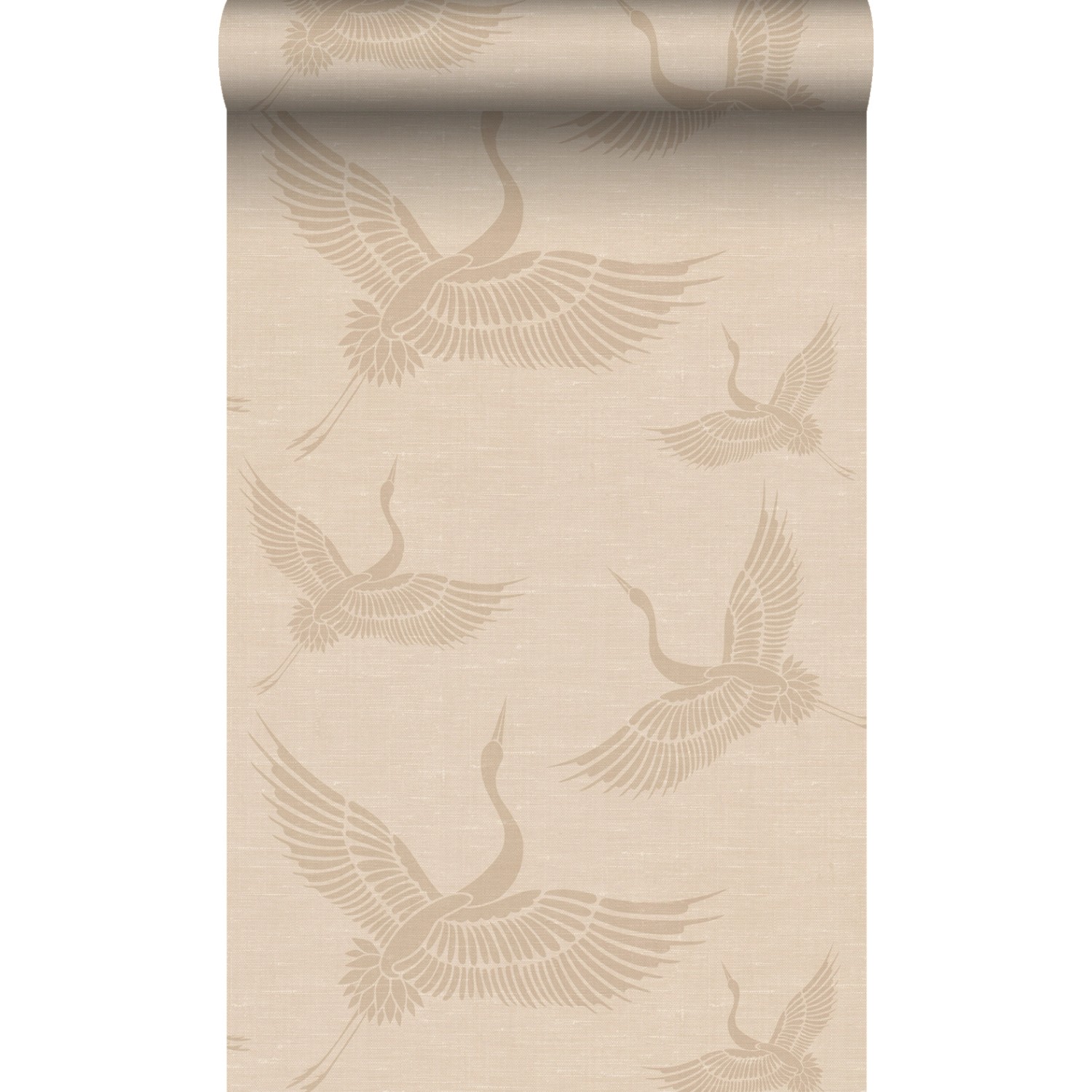 Origin Wallcoverings Tapete Kraniche Beige 53 cm x 10.05 m Origin Luxury Wa günstig online kaufen