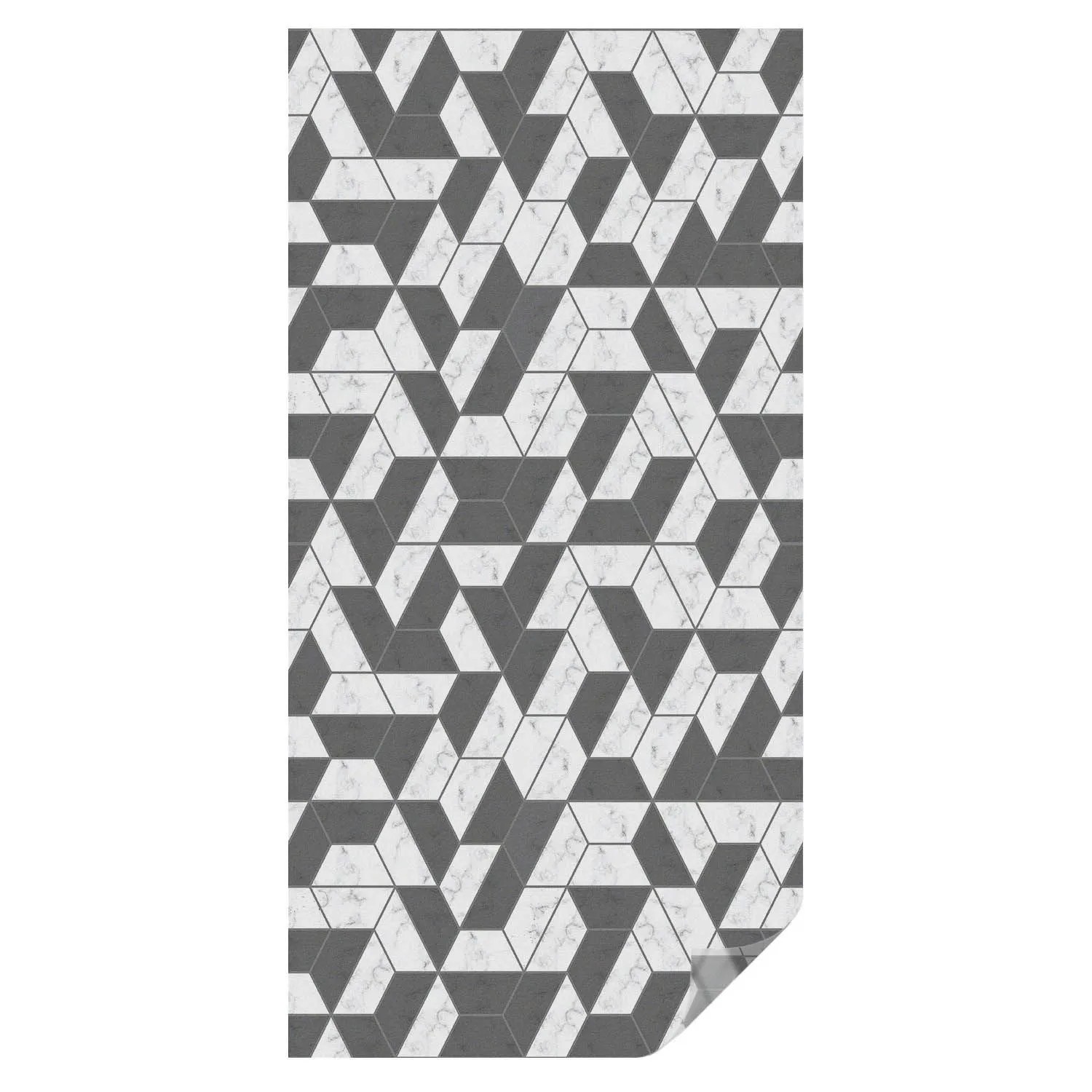 Tulup Buntglasfolie Geometrische Illusionen Fensterfolie Buntglas 50x100 cm günstig online kaufen