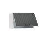 Vicco Hängeschrank Fame-Line, anthrazit/weiß, 60 cm breit. Küchenschrank mit Klappe geöffnet.