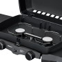 Enders Urban II Gasgrill, mobiler Tischgrill mit 2 Brennern und Seitenablagen.