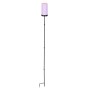 Solar-Kerze Kunststoff XL 4 Ø 7 cm x 117 cm Violett