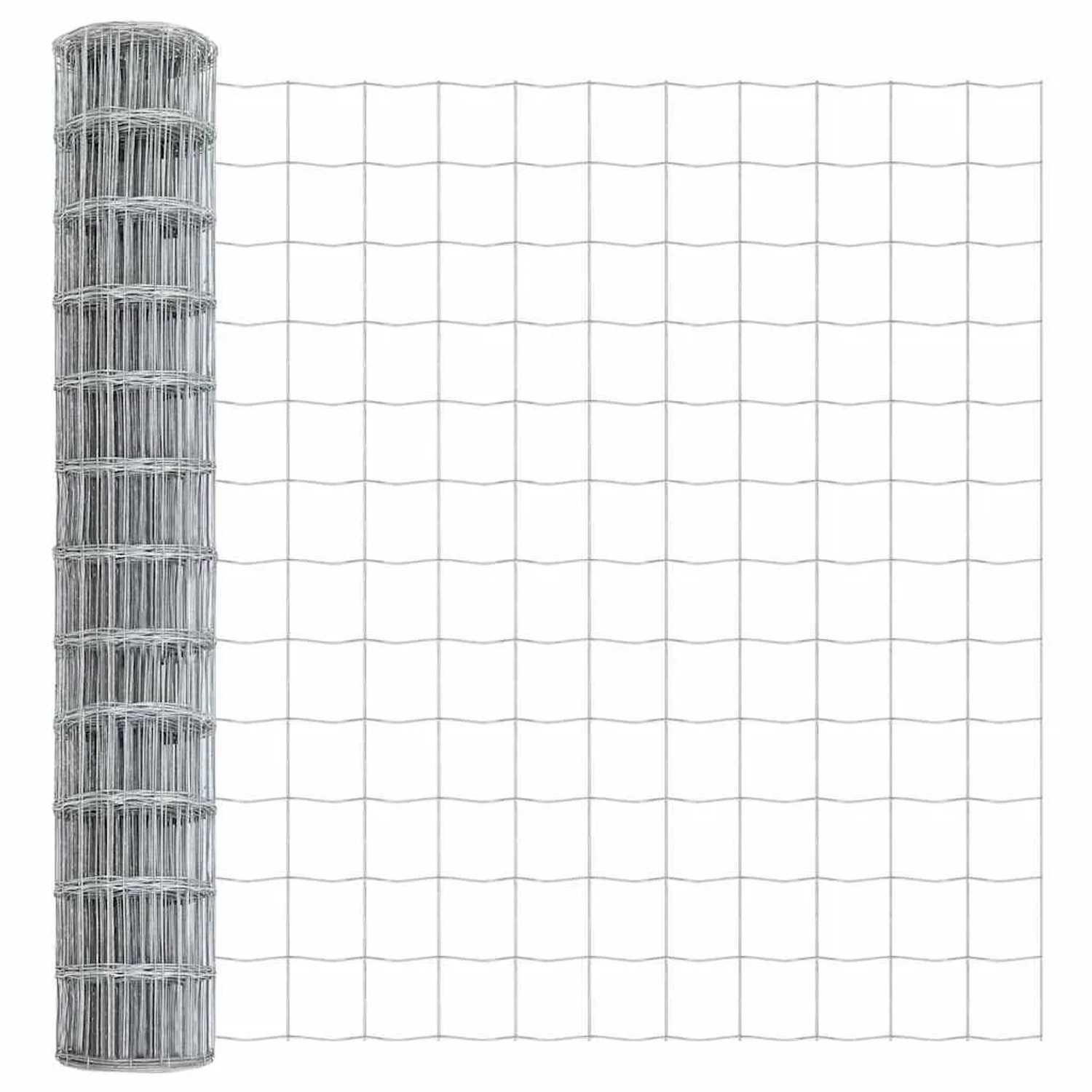 vidaXL Eurozaun 1 x 25 m PVC-beschichtetes Eisen 42004693 günstig online kaufen