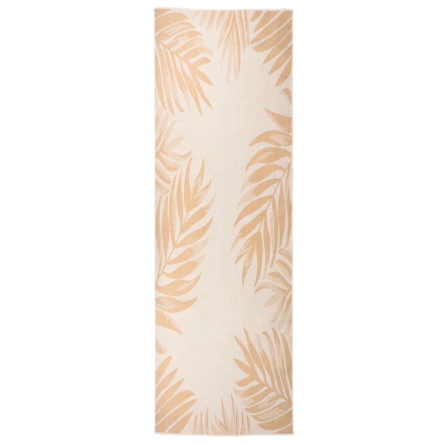vidaXL Outdoorteppich Flachgewebe 80x250 Cm Blattmuster 1124026 günstig online kaufen