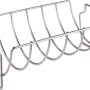 Jamestown Bratenkorb und Spareribs-Halter aus Edelstahl für Grill, Rippchenhalter für bis zu 6 Rippchen.