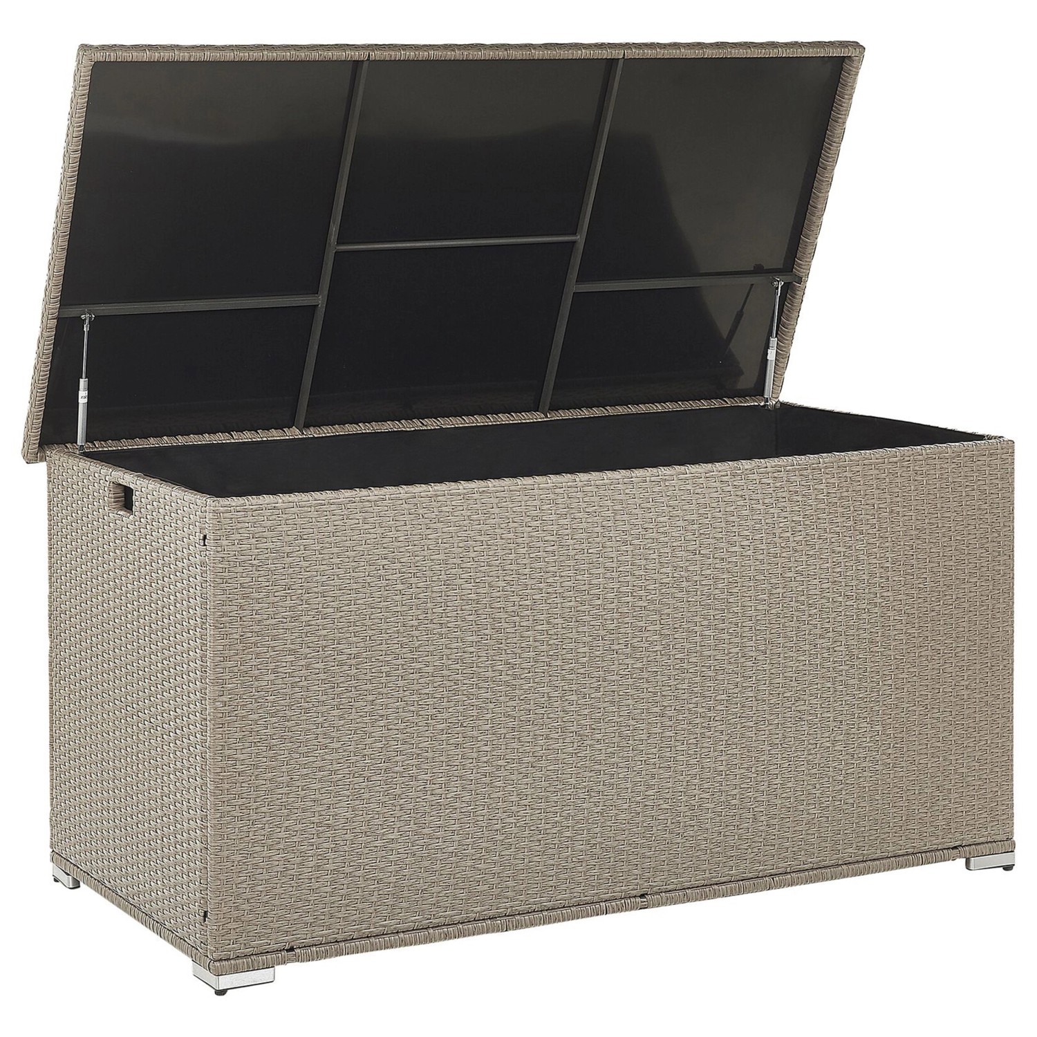 Beliani Truhe MODENA Taupe 75x155x80